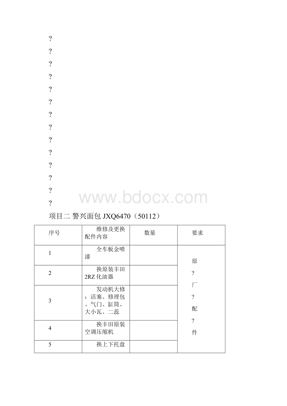 车辆修理项目明细表精修订.docx_第3页