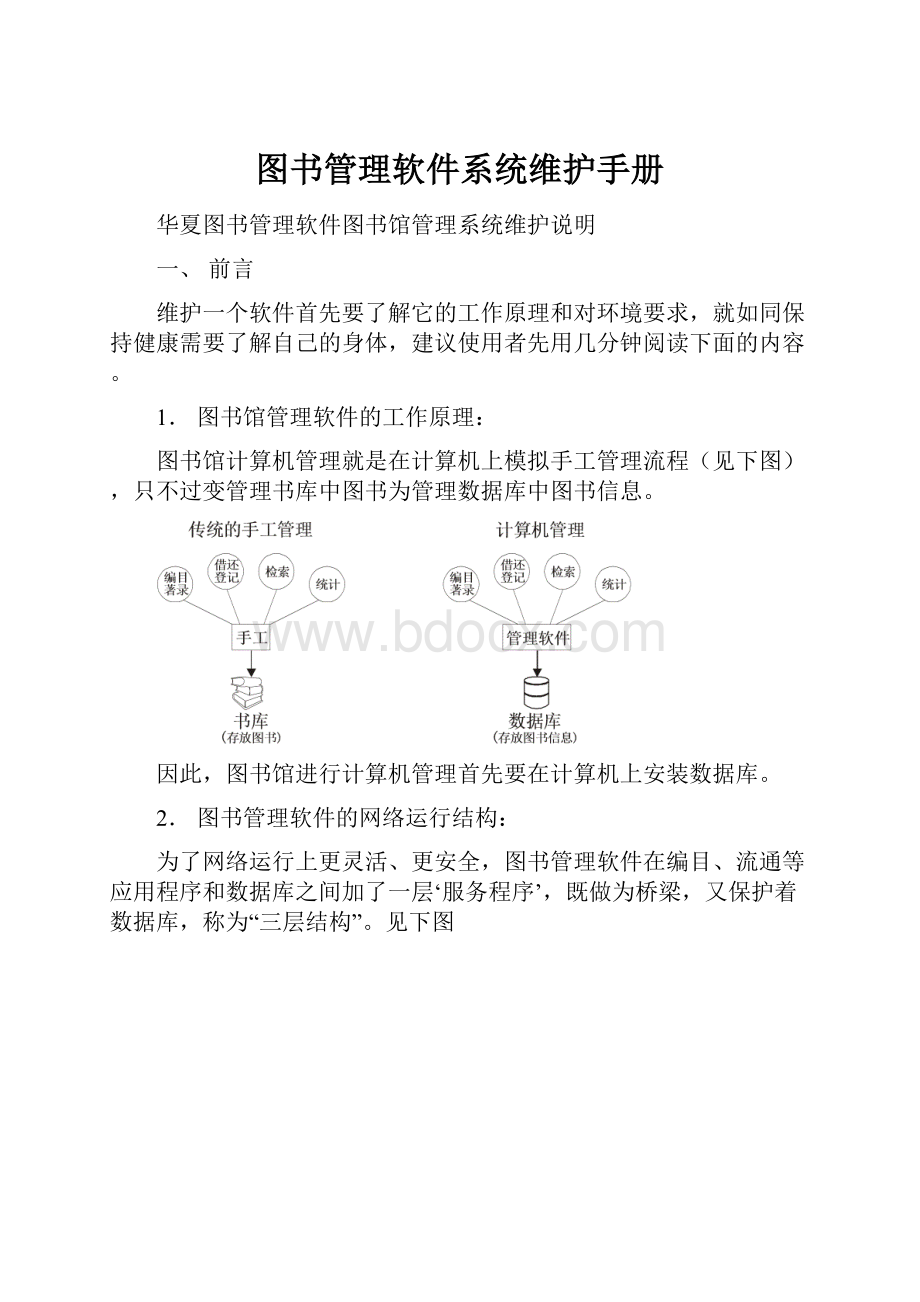 图书管理软件系统维护手册.docx