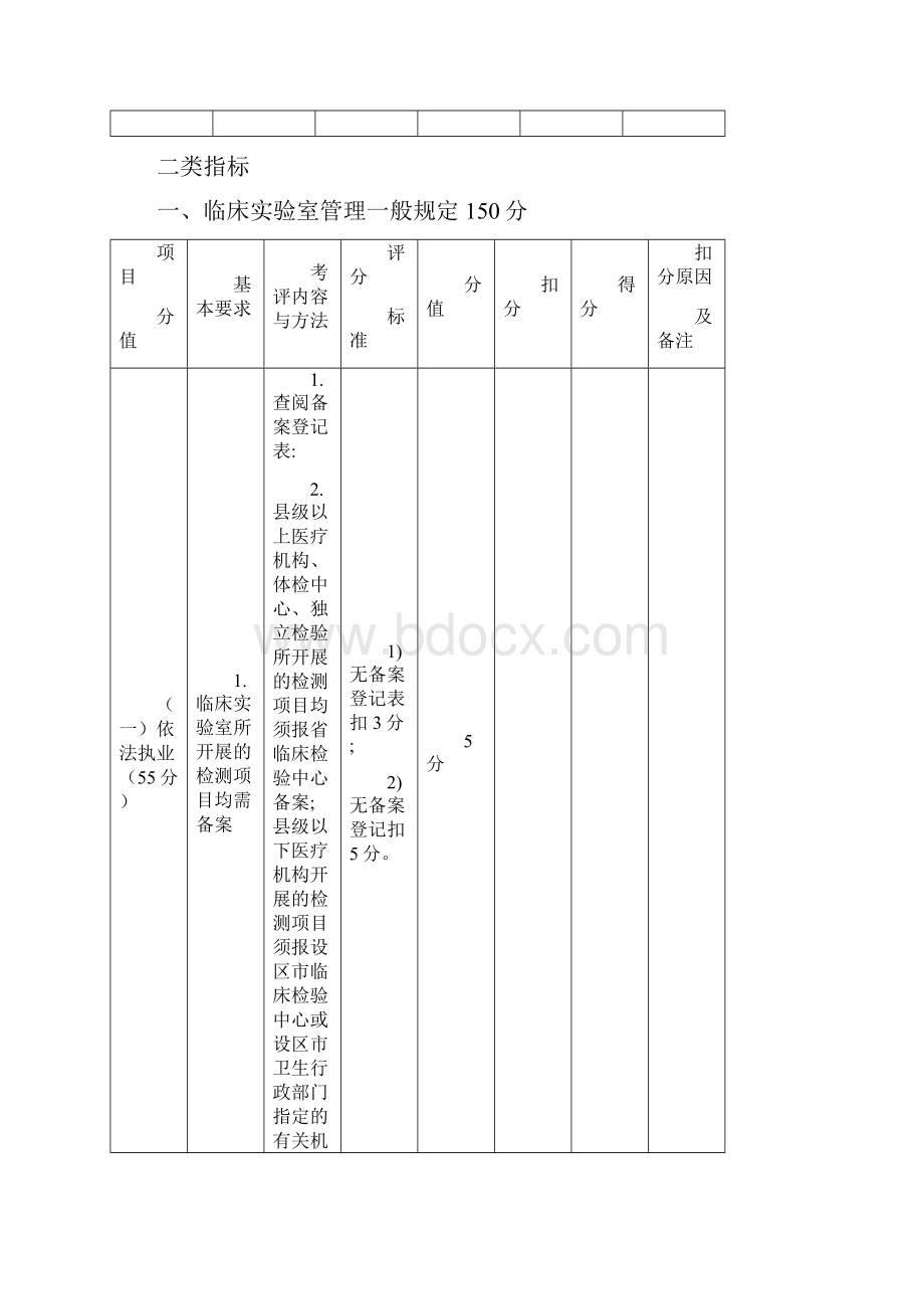 医疗机构临床检验室达标验收考评标准.docx_第3页