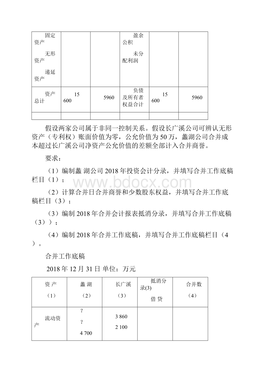 19年春江南大学《高级财务会计》问题详解.docx_第2页