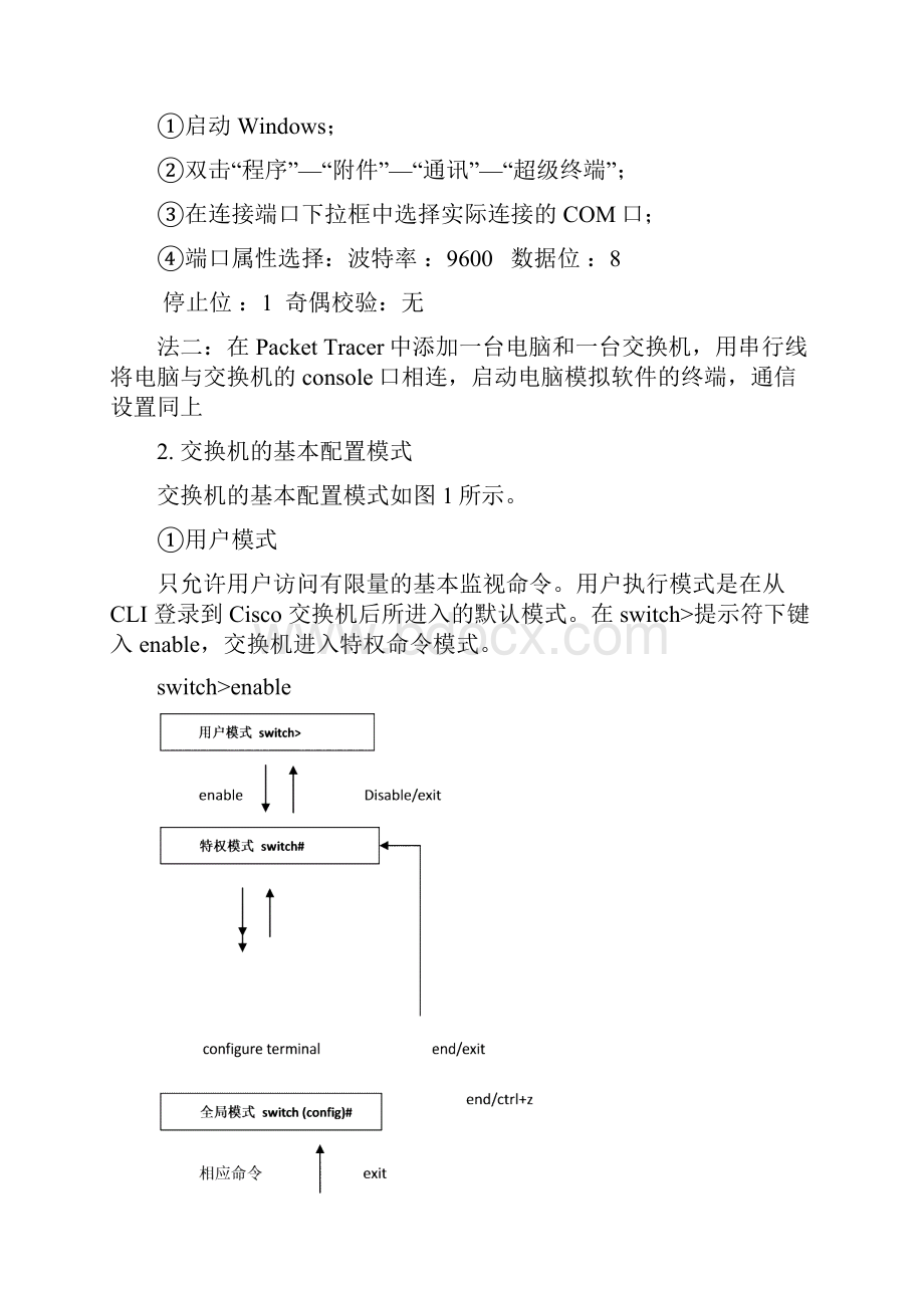 实验三交换机的基本配置.docx_第2页