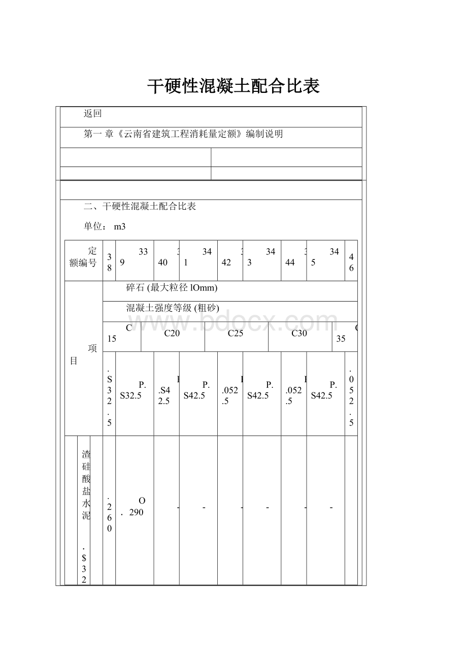 干硬性混凝土配合比表.docx