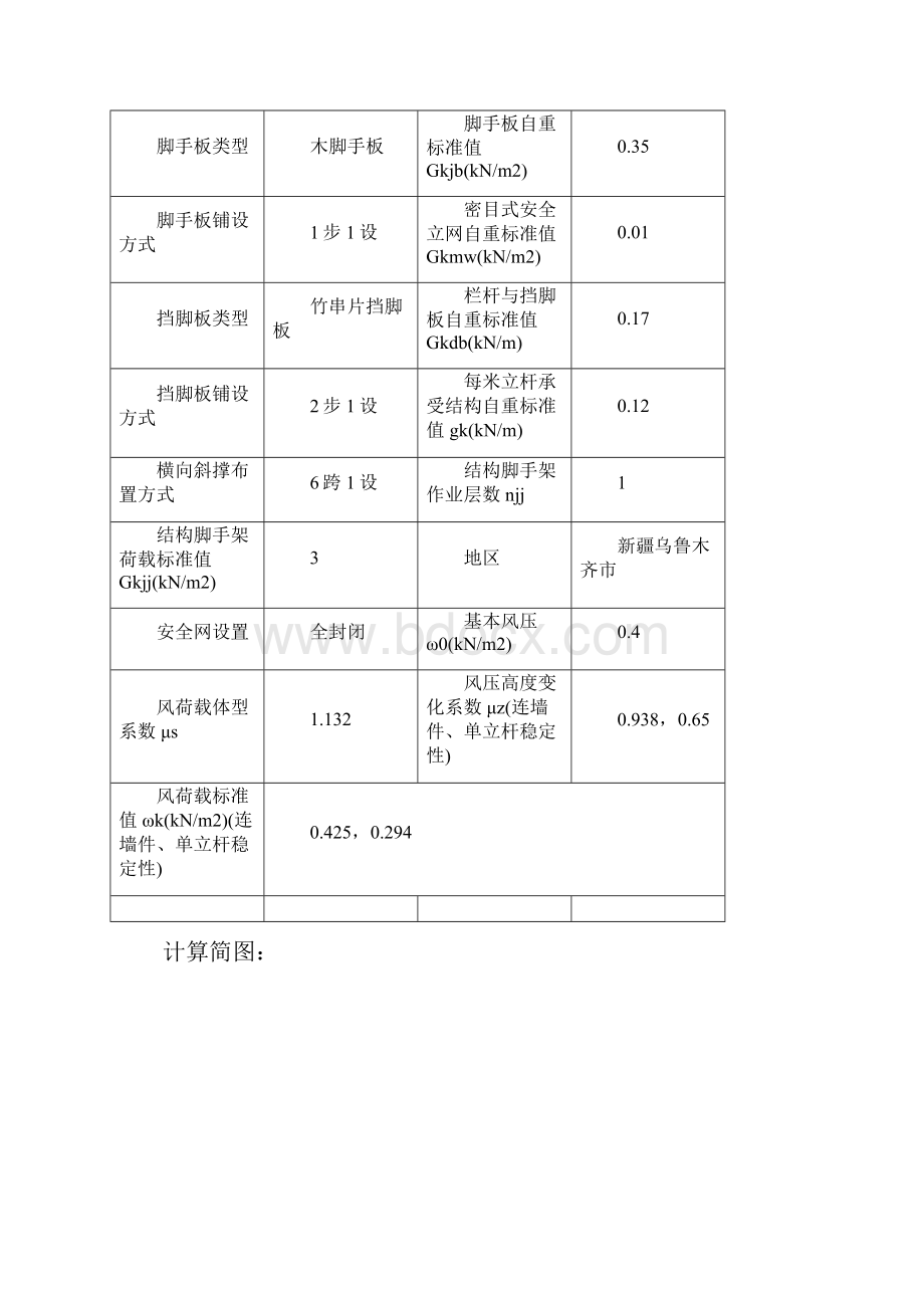 型钢悬挑脚手架扣件式计算书.docx_第2页