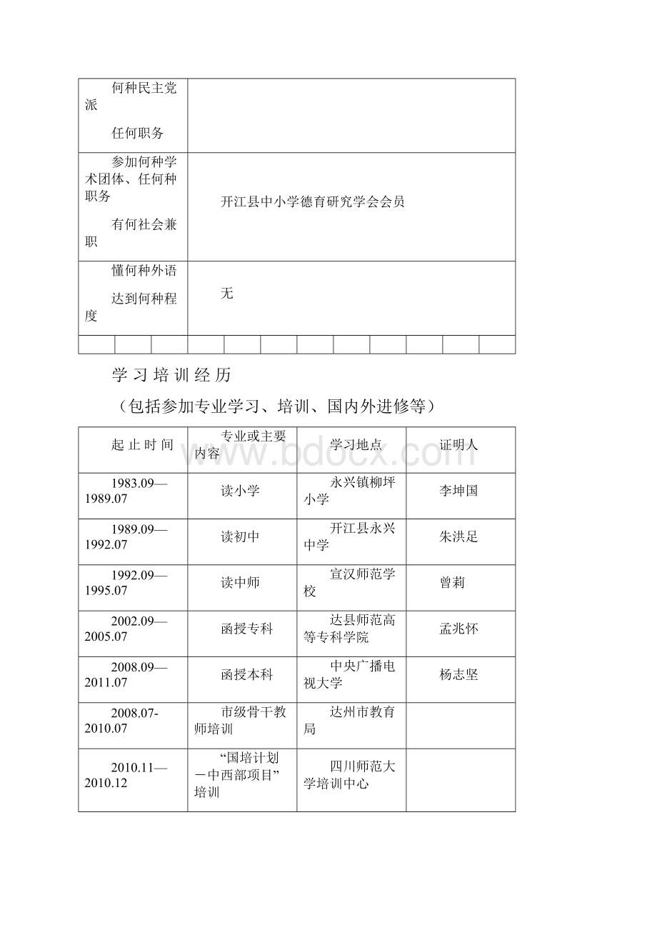 《专业技术职务任职资格评审表》样表.docx_第3页