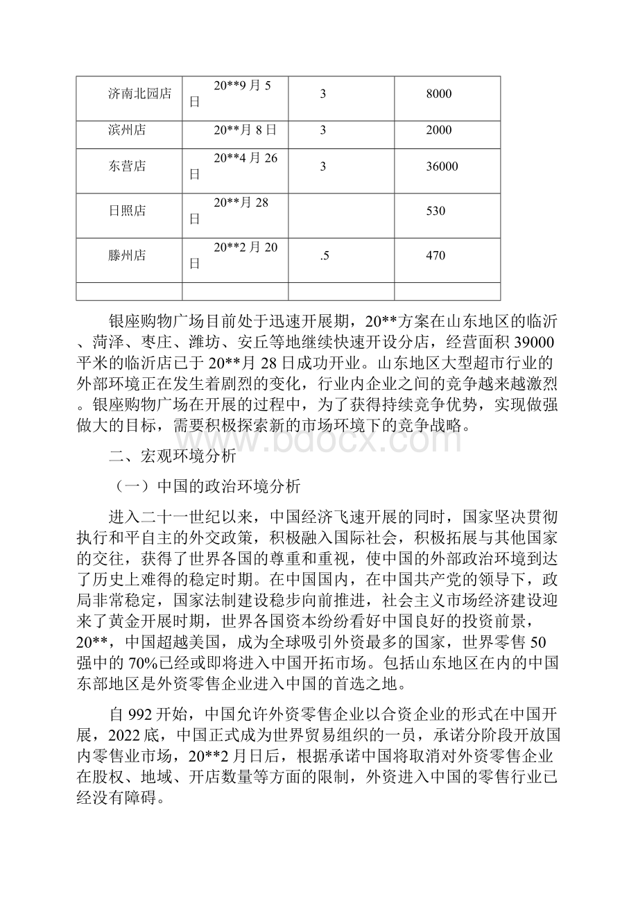 银座购物广场的战略分析.docx_第2页