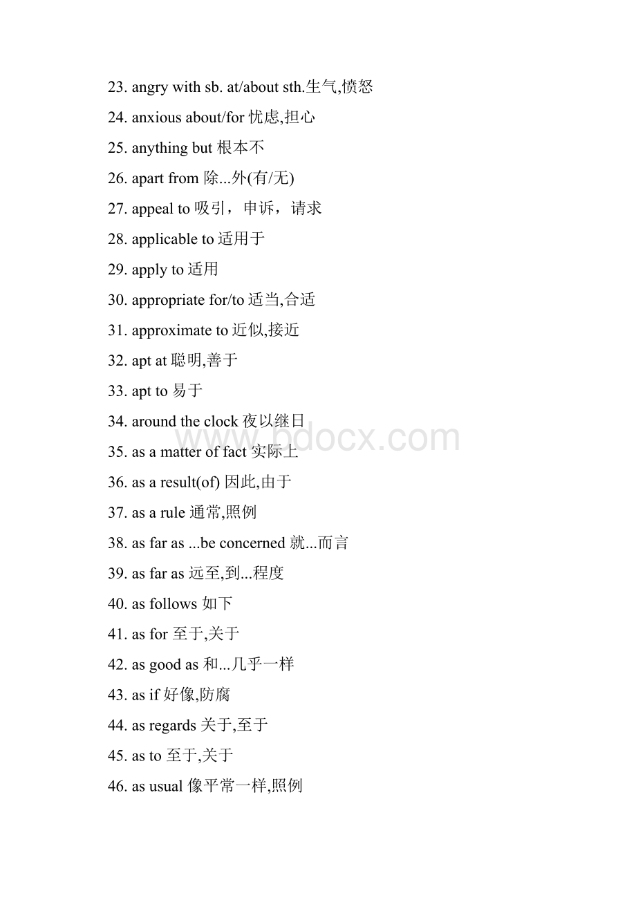 很全的英语短语可以防止你英文退化.docx_第2页