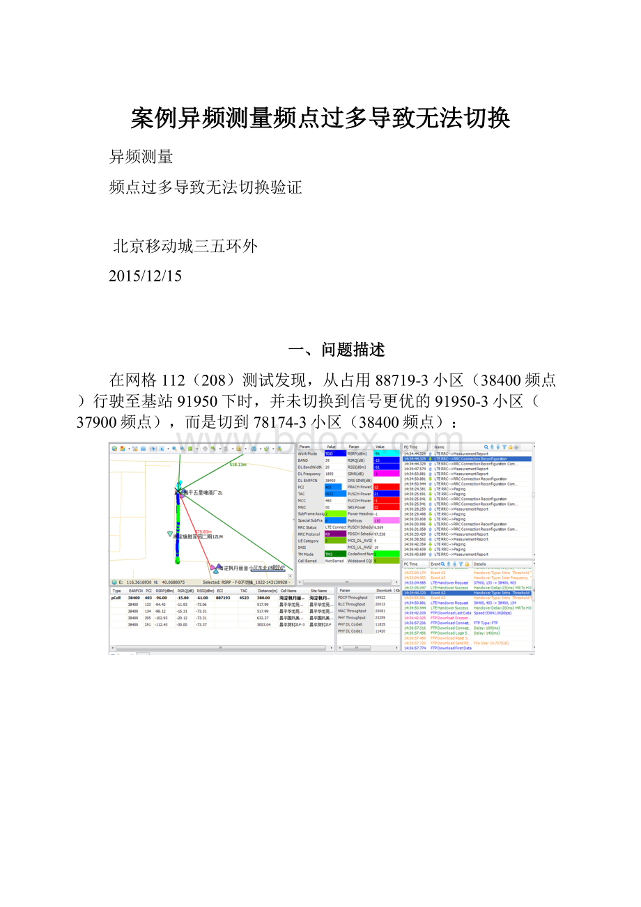 案例异频测量频点过多导致无法切换.docx