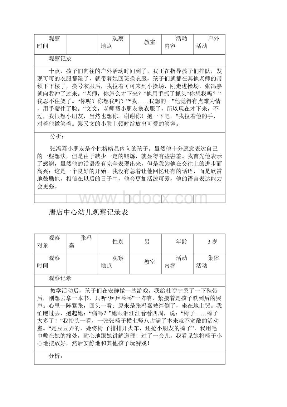 小班观察记录表.docx_第2页