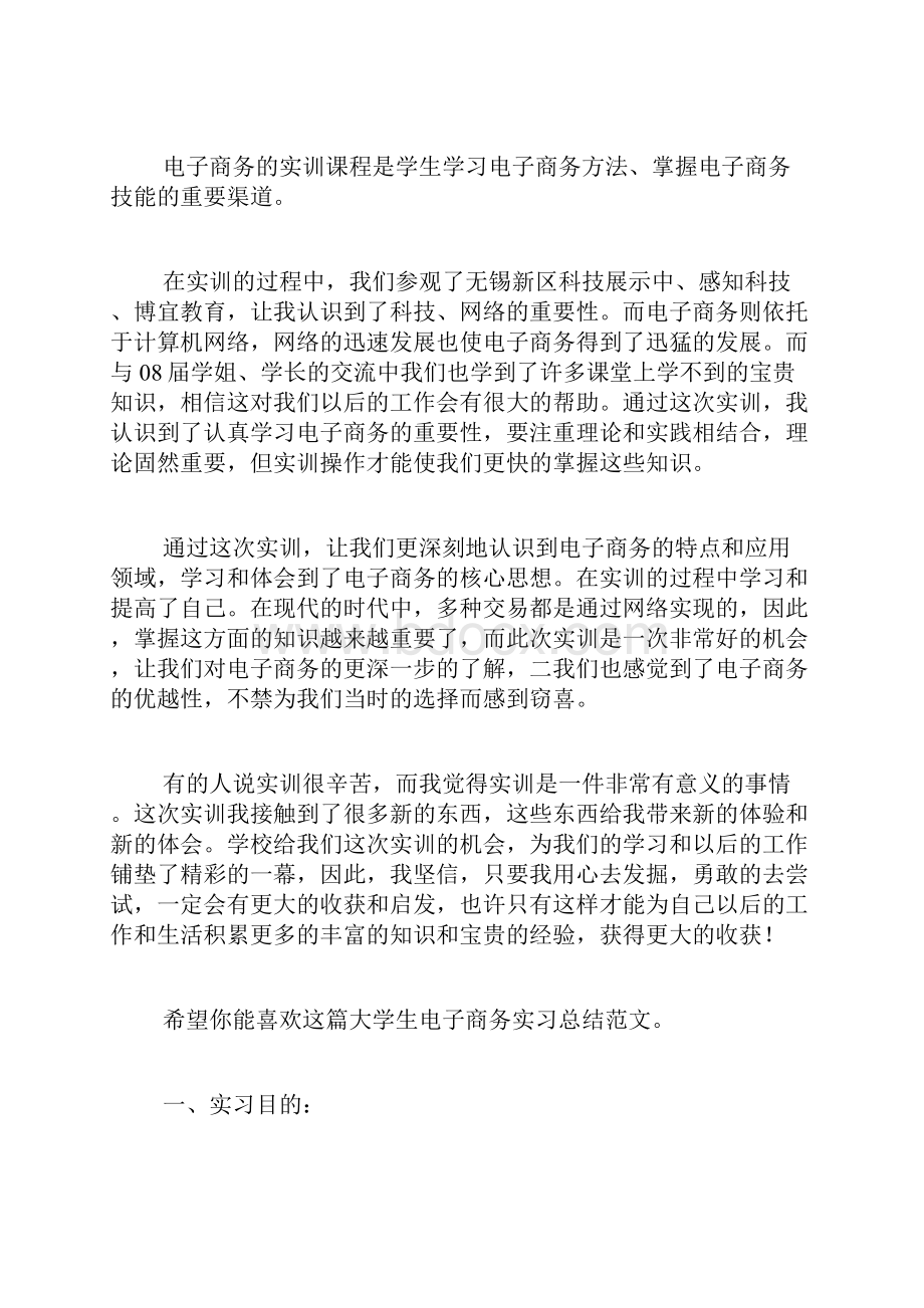 大学生电子商务实习总结共6篇.docx_第3页