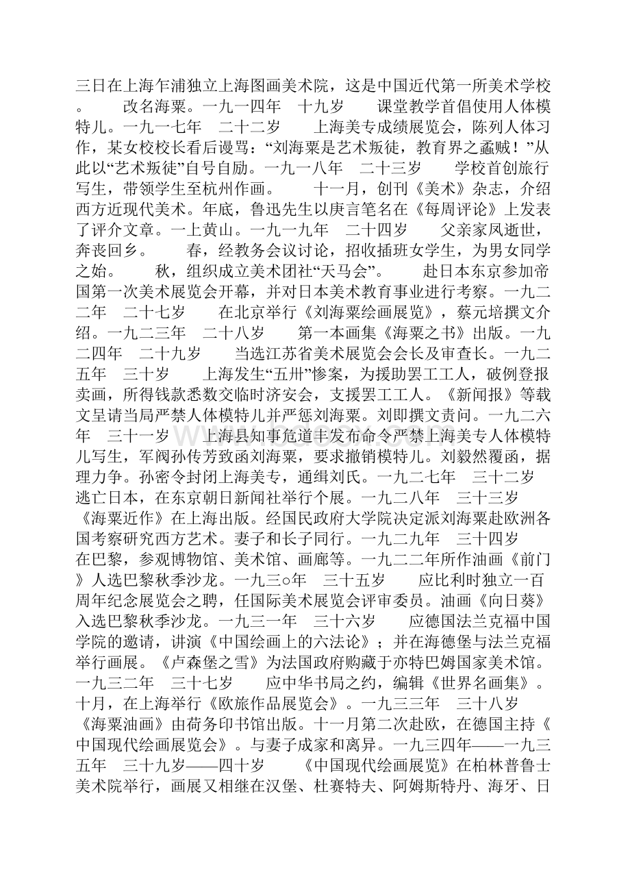 刘海粟书法集.docx_第2页