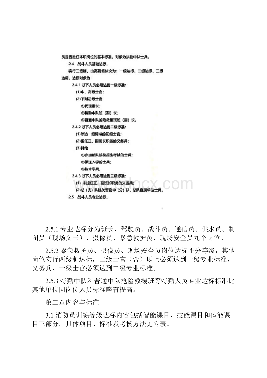 消防员训练等级达标实施办法试行.docx_第3页