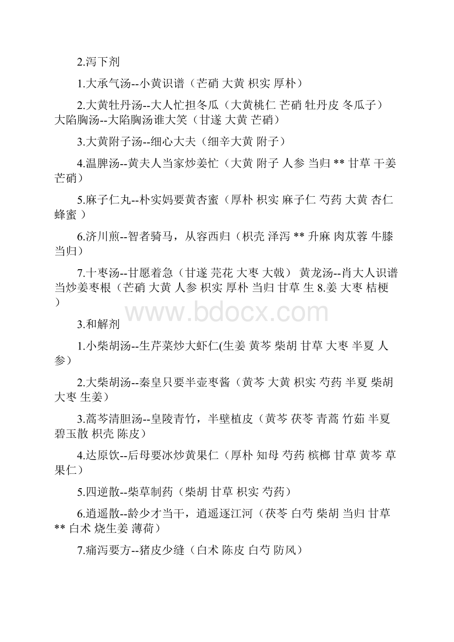 中药方剂速记歌诀.docx_第2页