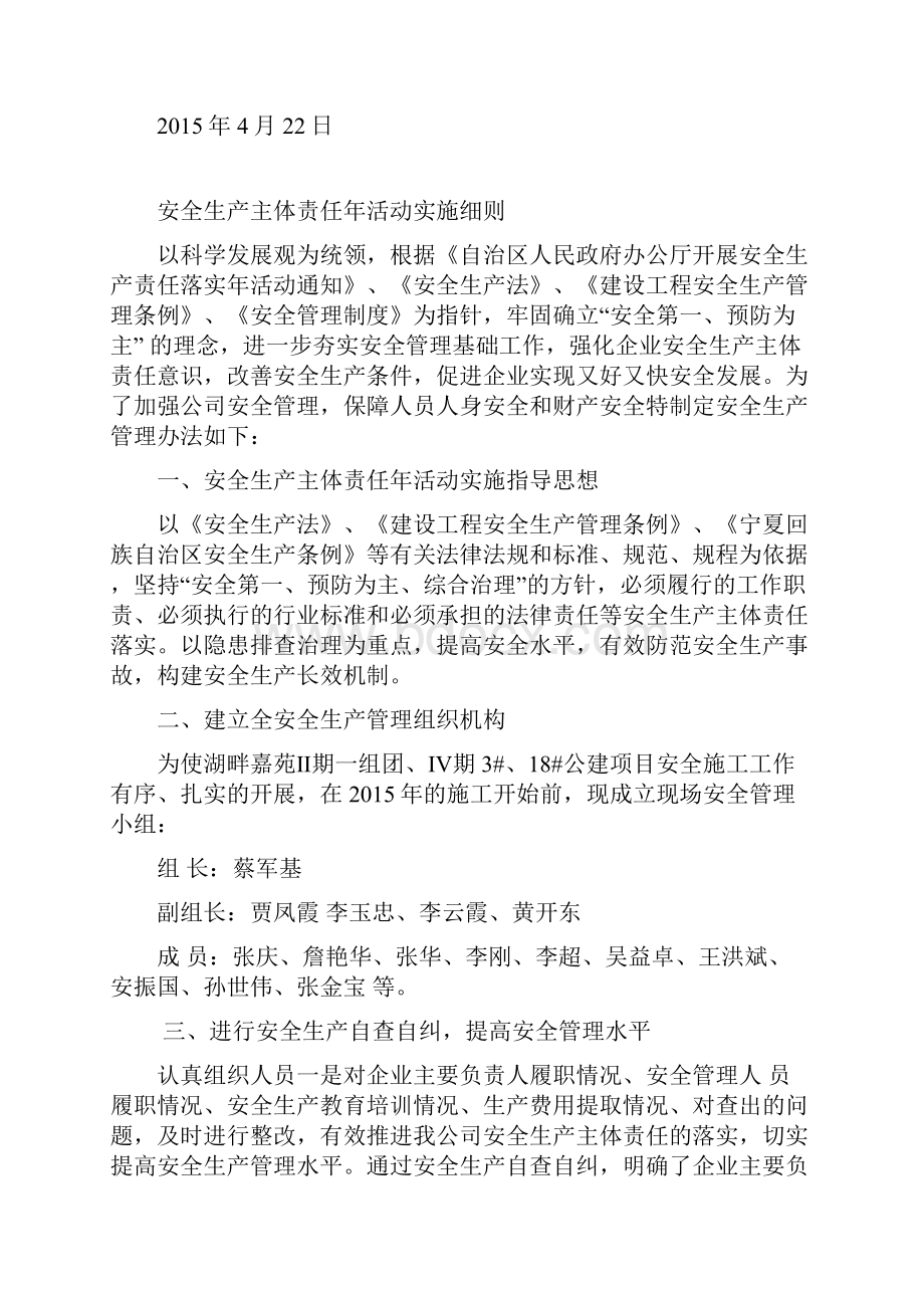 420安全生产主体责任年活动实施细则工程项目部.docx_第2页