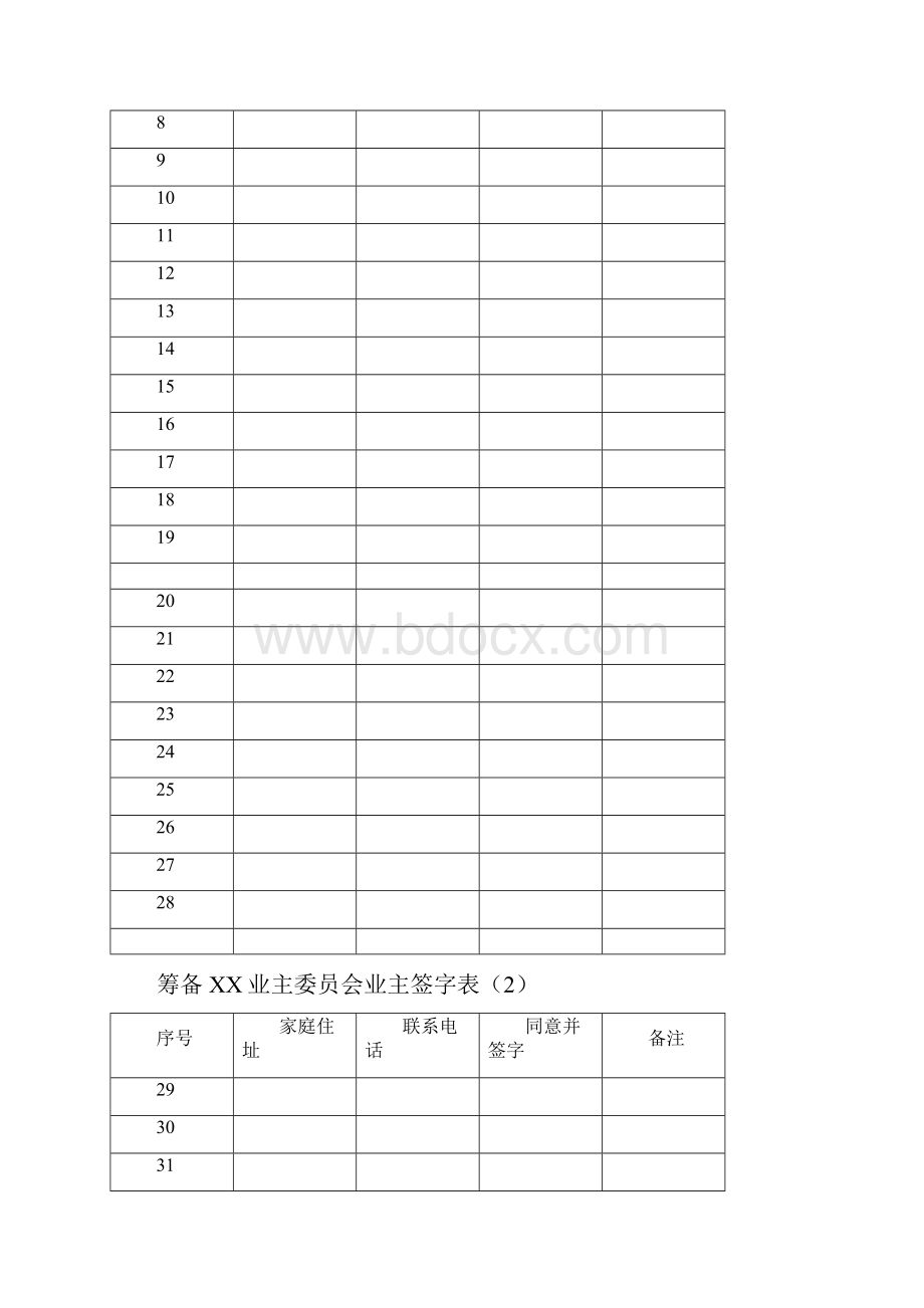 筹备设立业主大会的申请书范本.docx_第2页