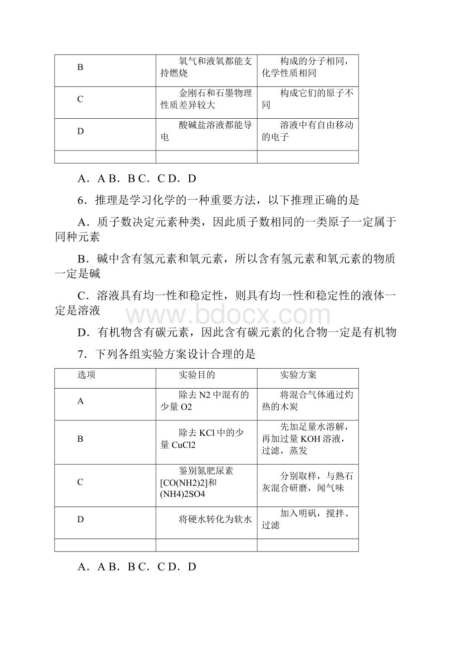 内蒙古呼和浩特市中考化学试题.docx_第3页