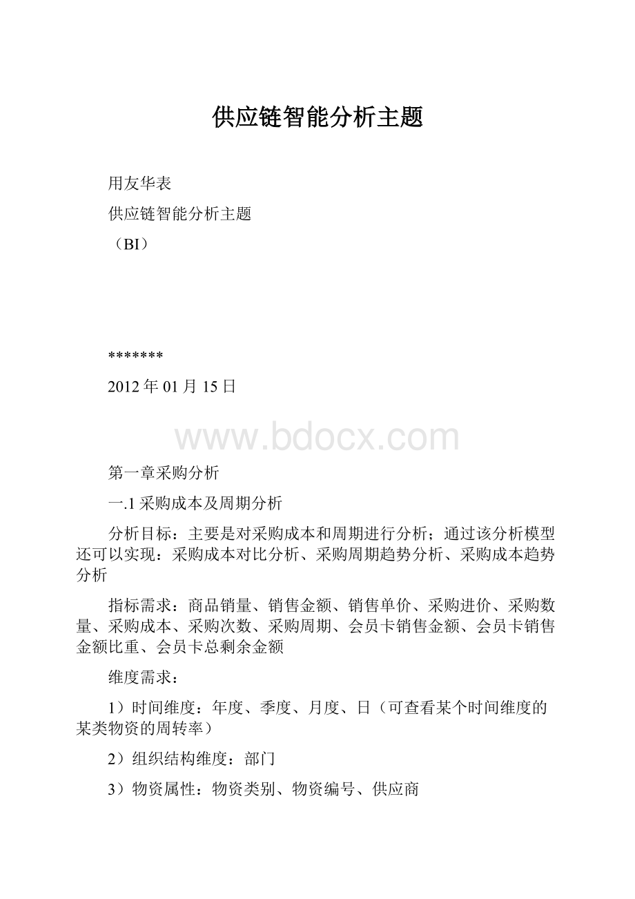 供应链智能分析主题.docx