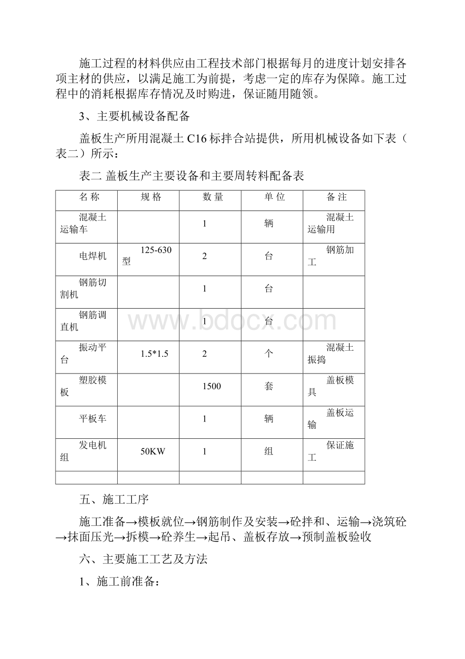 预制盖板施工方案.docx_第3页