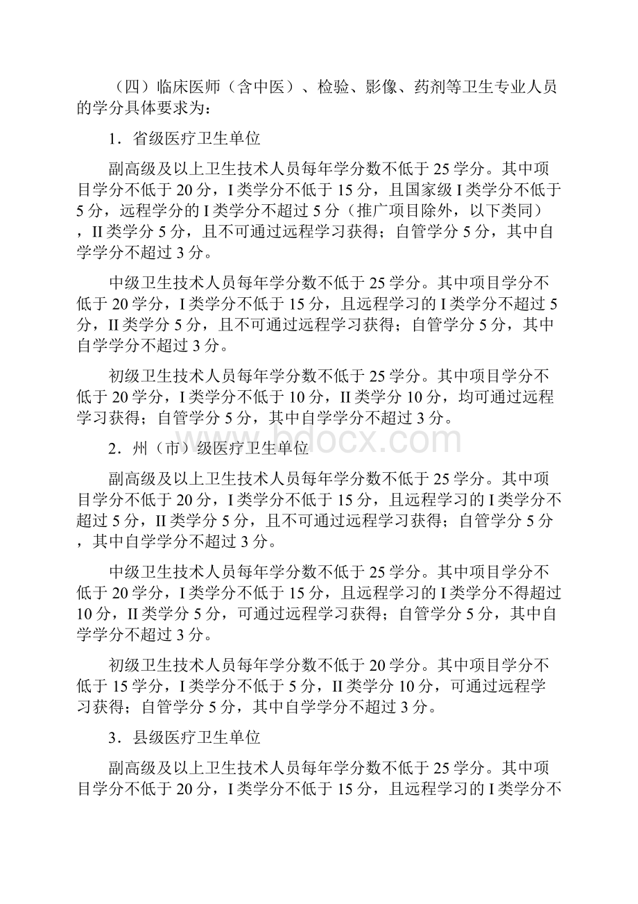 云南省继续医学教育学分授予与管理办法试行.docx_第3页