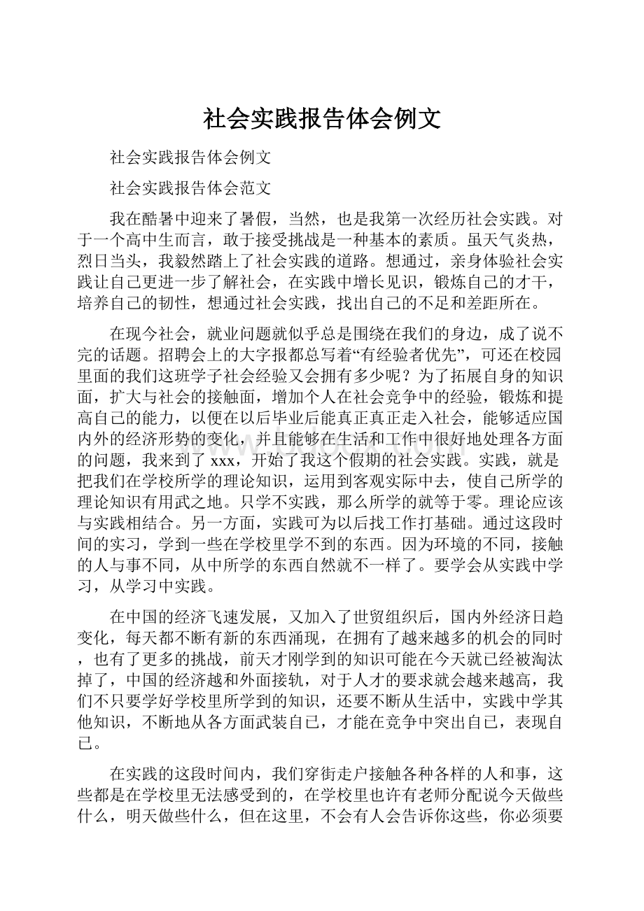 社会实践报告体会例文.docx