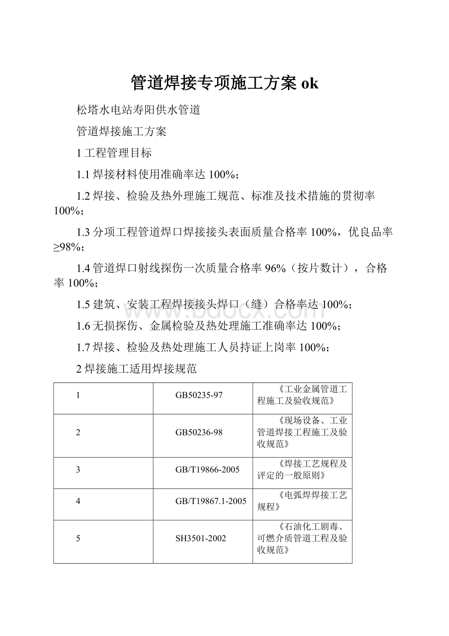 管道焊接专项施工方案ok.docx_第1页