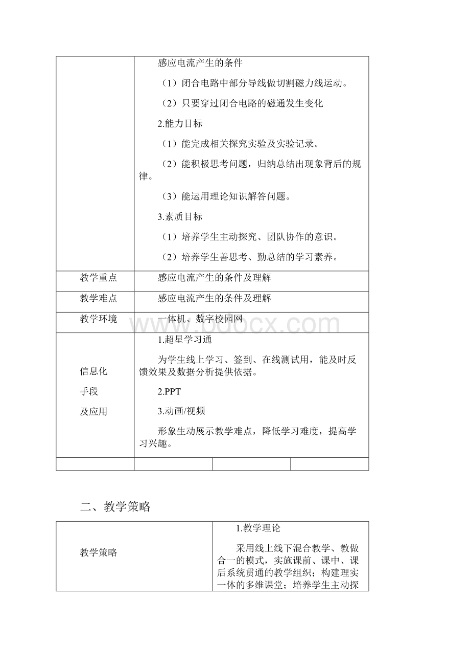 教学能力大赛教案电磁感应.docx_第2页