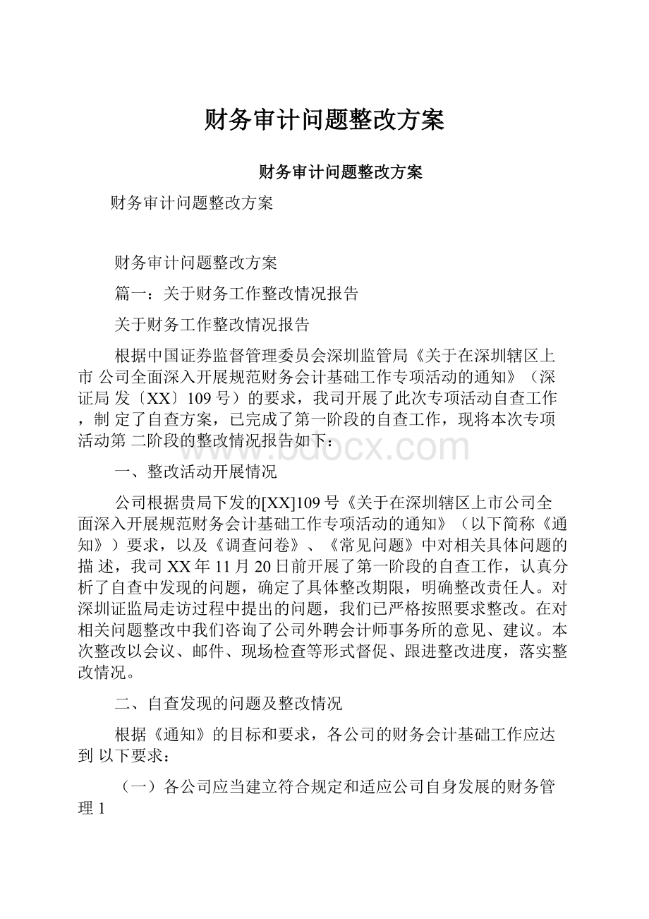 财务审计问题整改方案.docx