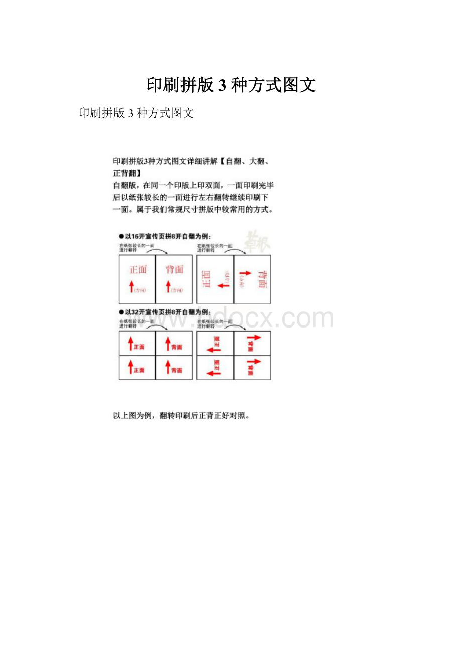 印刷拼版3种方式图文.docx