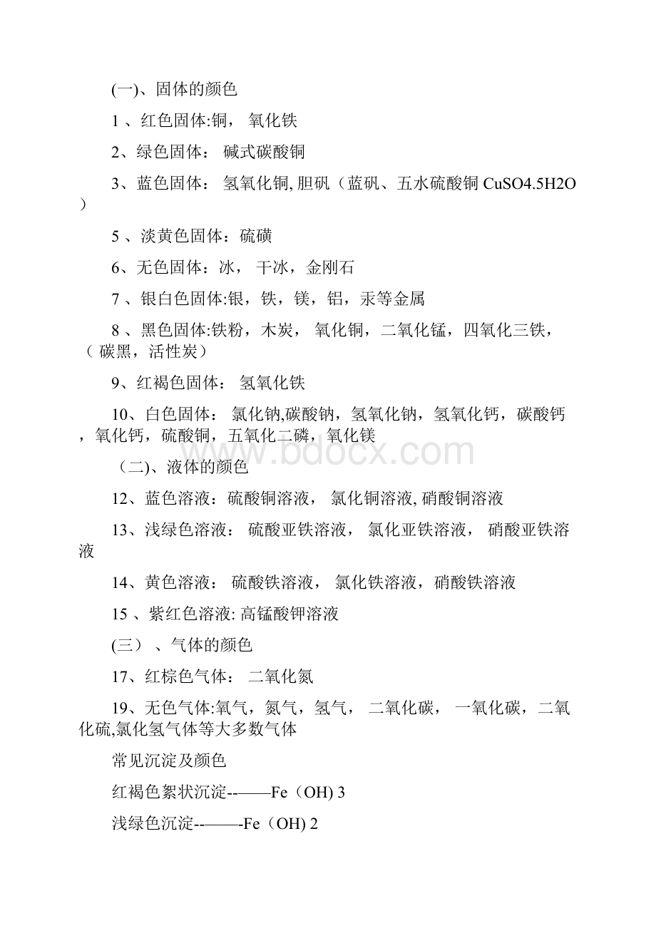 初中化学最全的知识点及化学方程式总结.docx_第3页