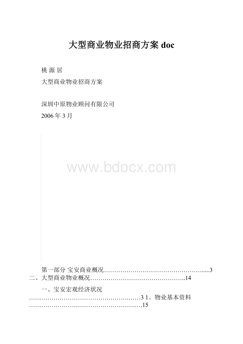 大型商业物业招商方案doc.docx