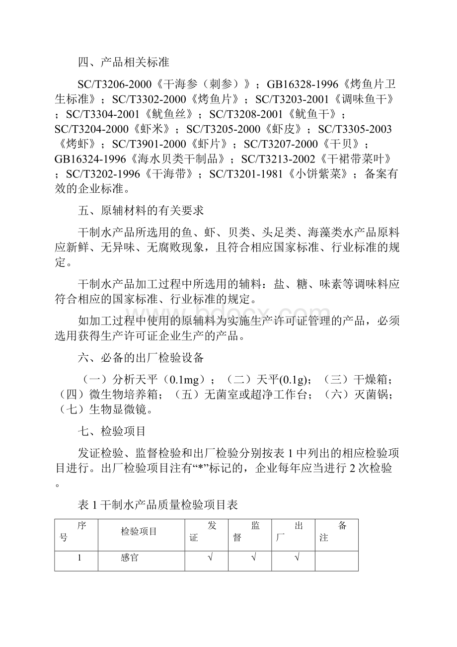 水产加工品生产许可证审查细则.docx_第3页