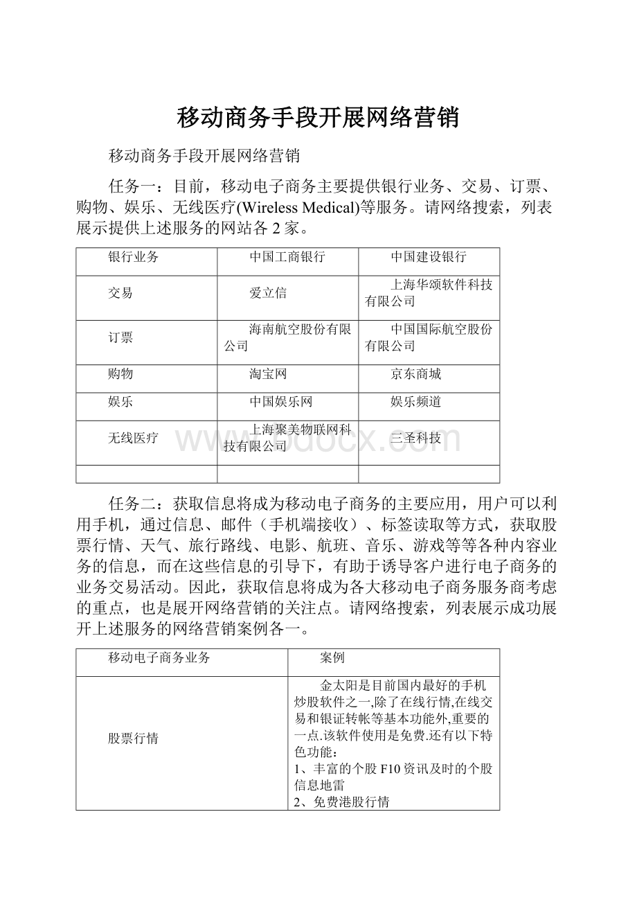 移动商务手段开展网络营销.docx