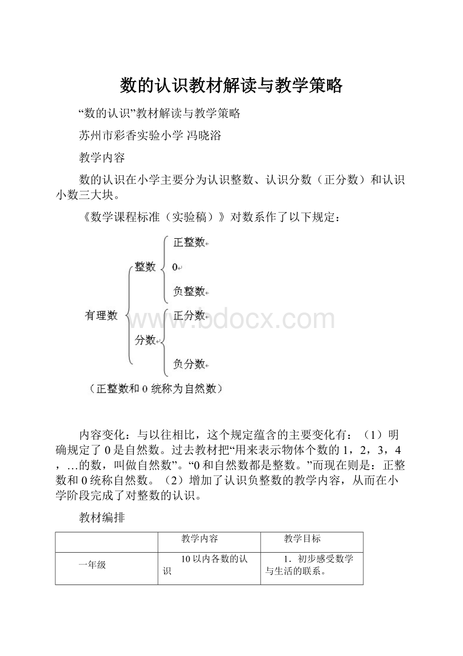 数的认识教材解读与教学策略.docx_第1页