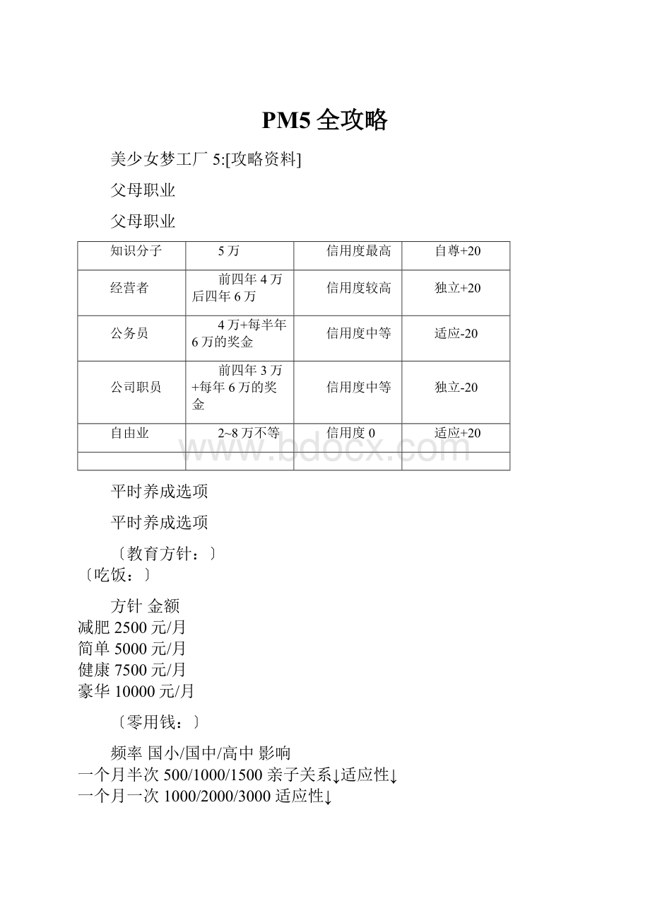 PM5全攻略.docx