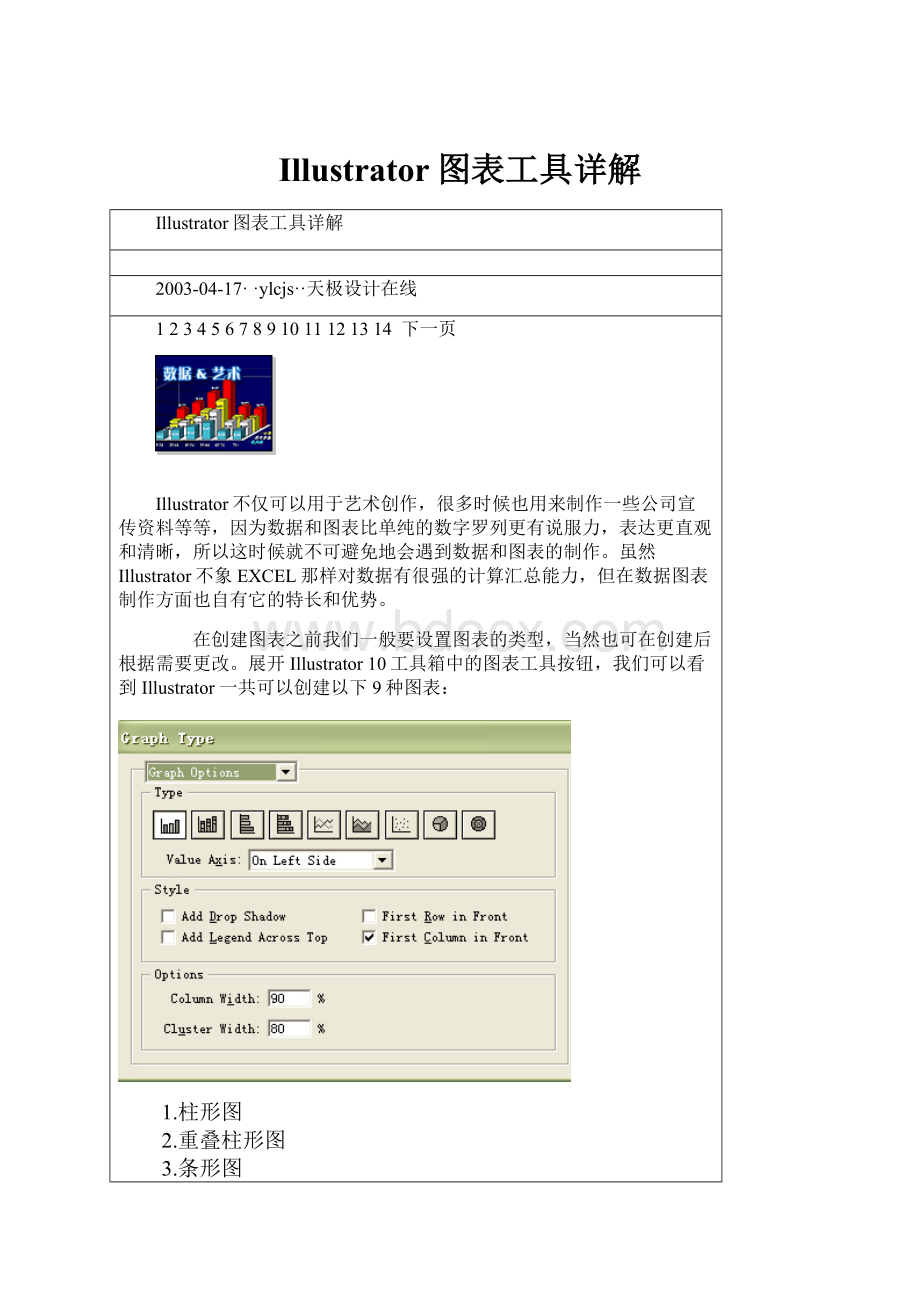 Illustrator图表工具详解.docx