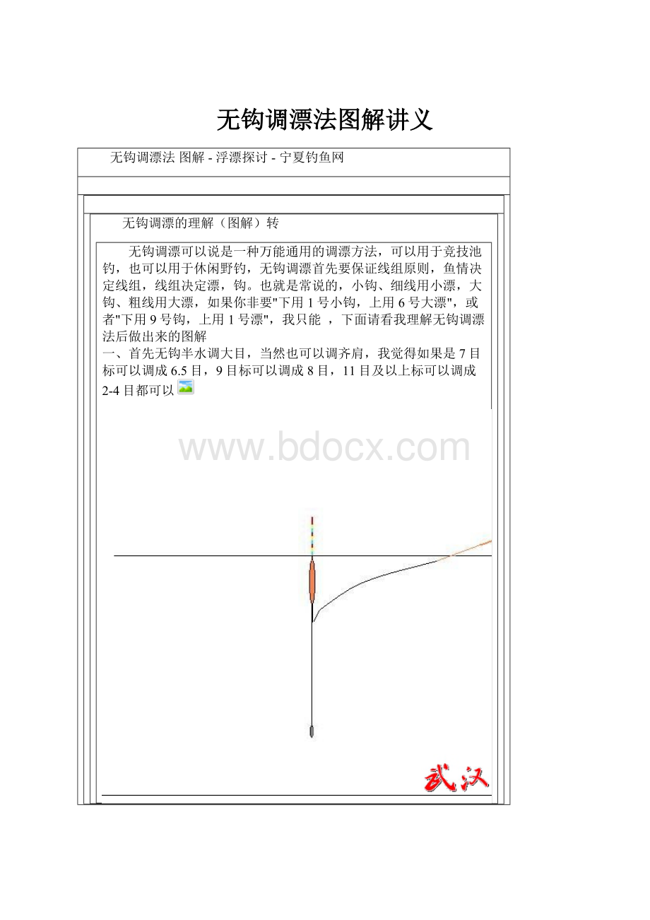 无钩调漂法图解讲义.docx_第1页