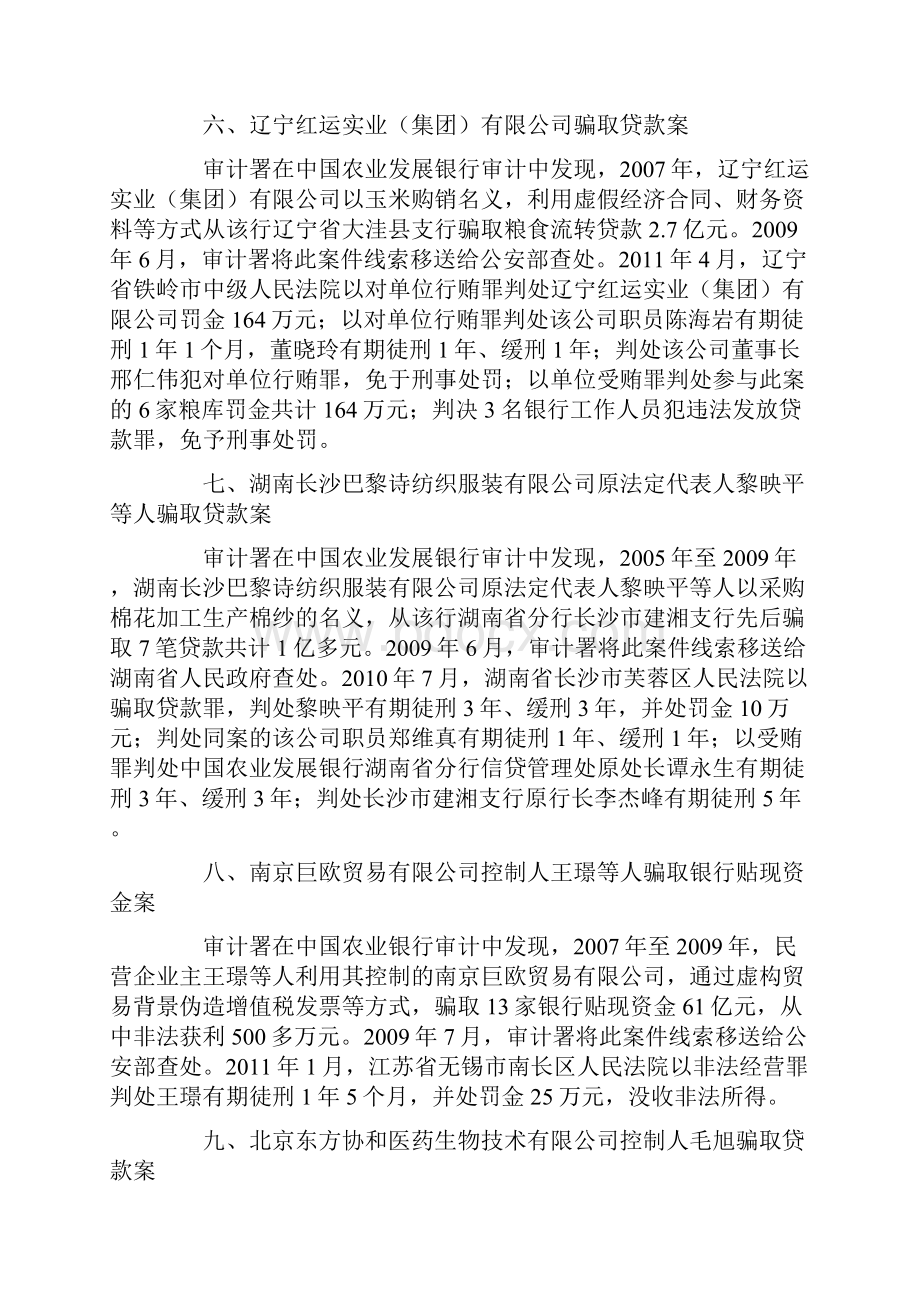 审计署移送的至底办结的30起案件和事项情况.docx_第3页