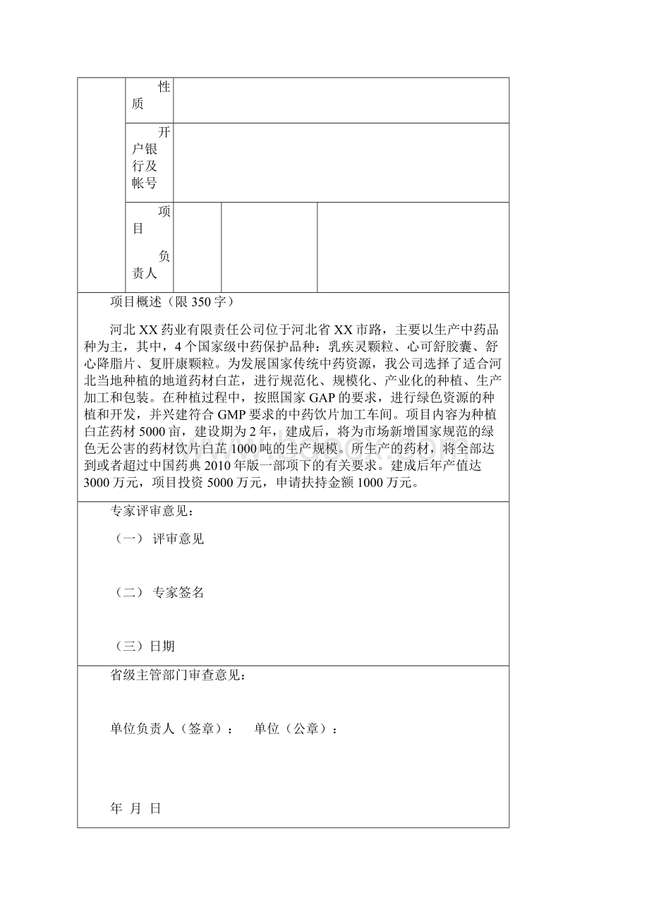 5000亩白芷药材的种植和深加工的可行性研究报告书.docx_第2页