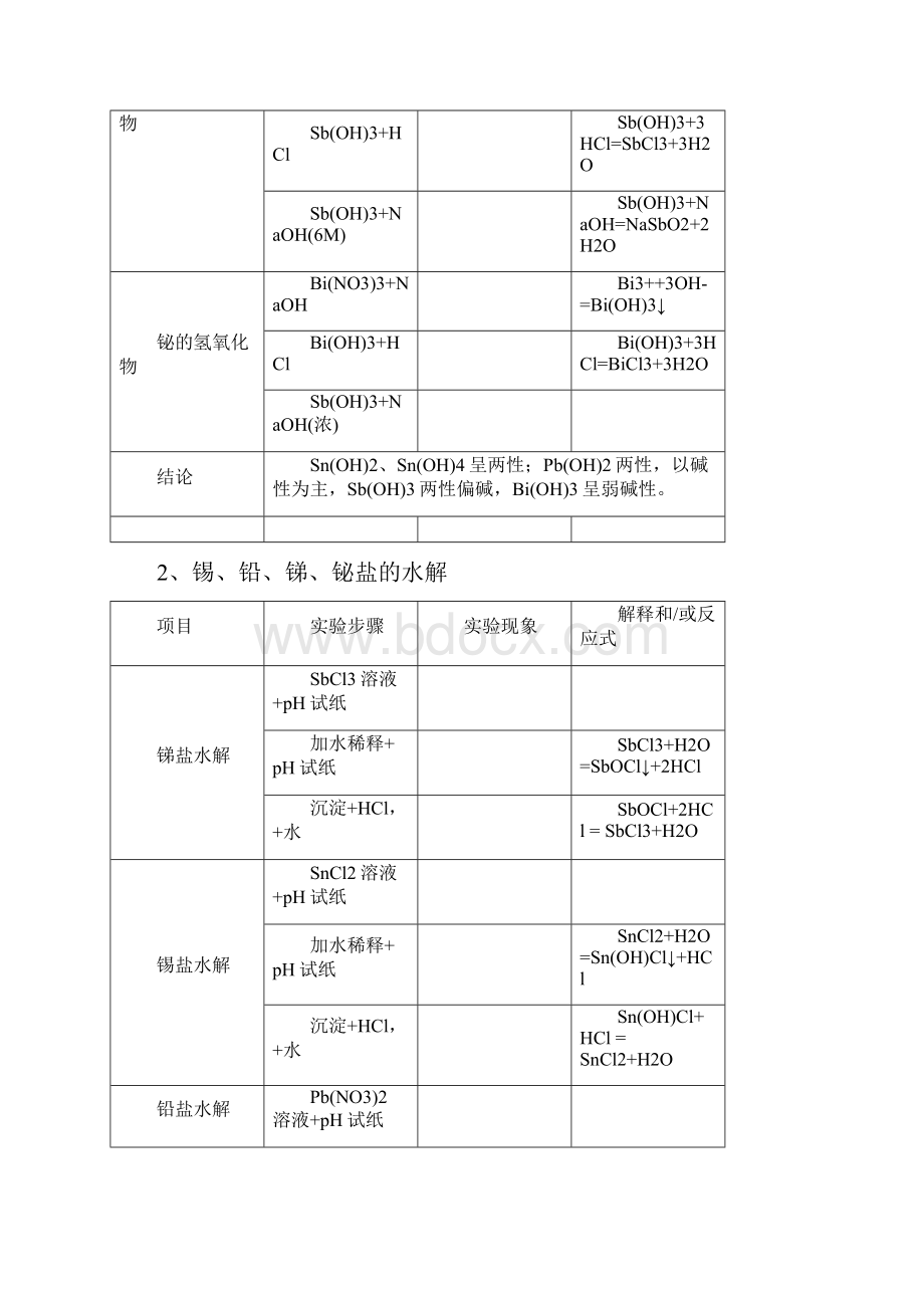 锡铅锑铋实验工作报告.docx_第2页