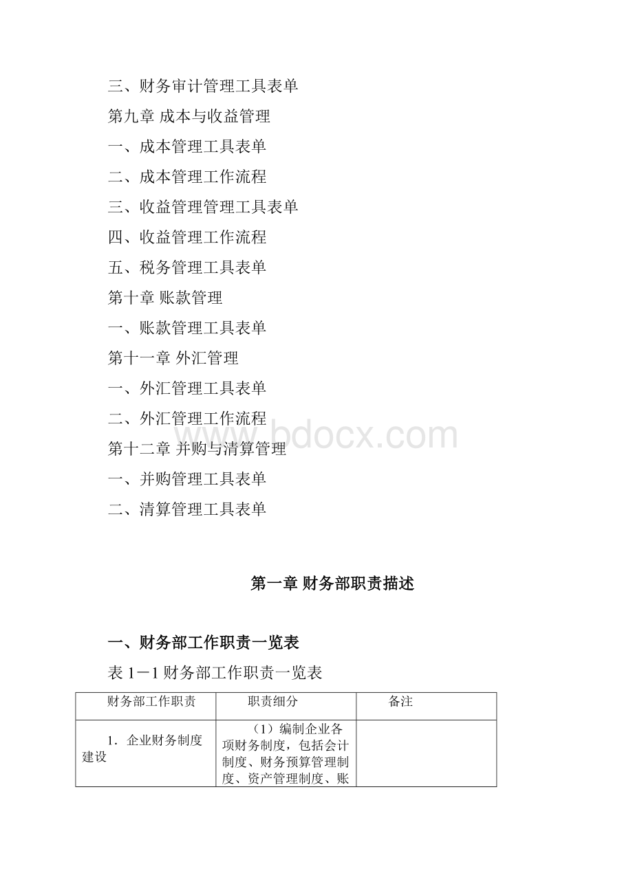 财务管理职位工作手册概览.docx_第3页