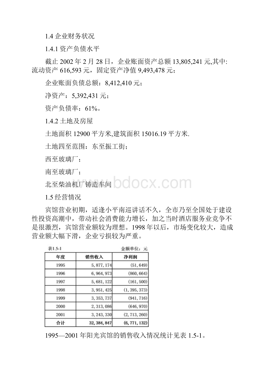 国有宾馆改制方案免费.docx_第3页