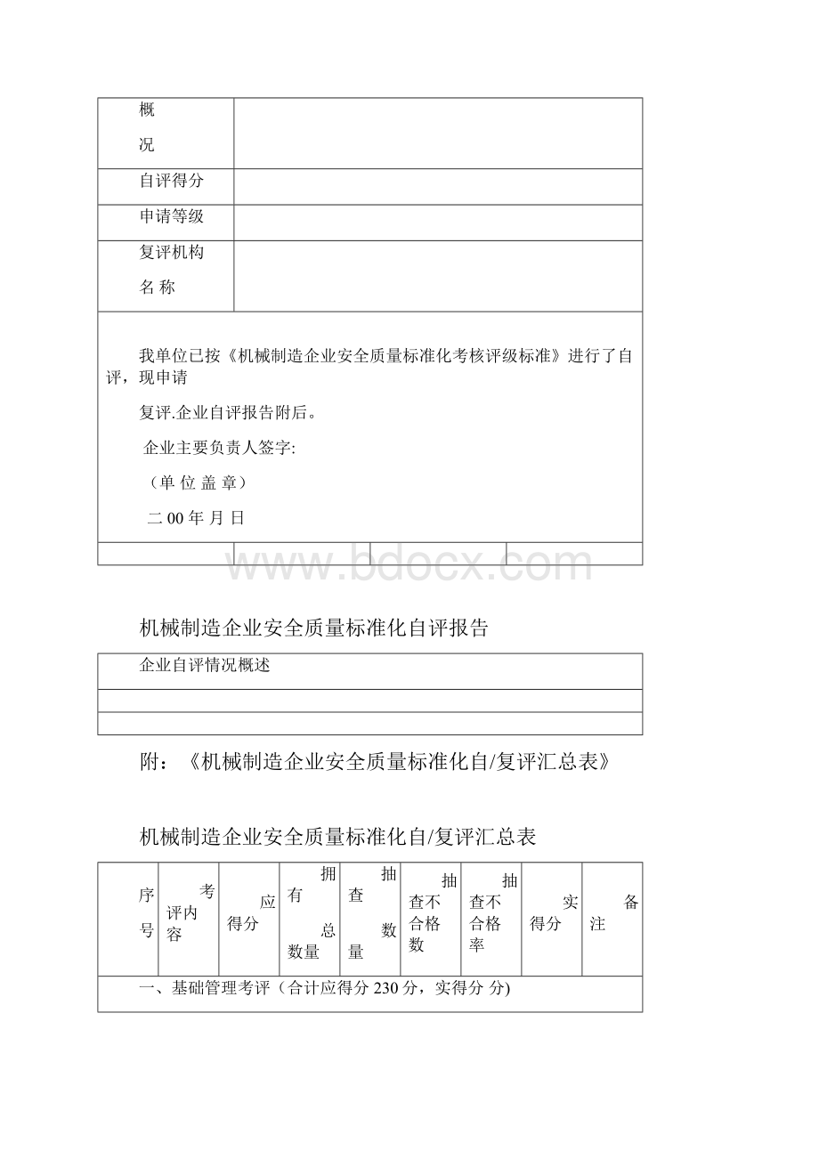 机械行业安全标准化考核评级标准.docx_第2页