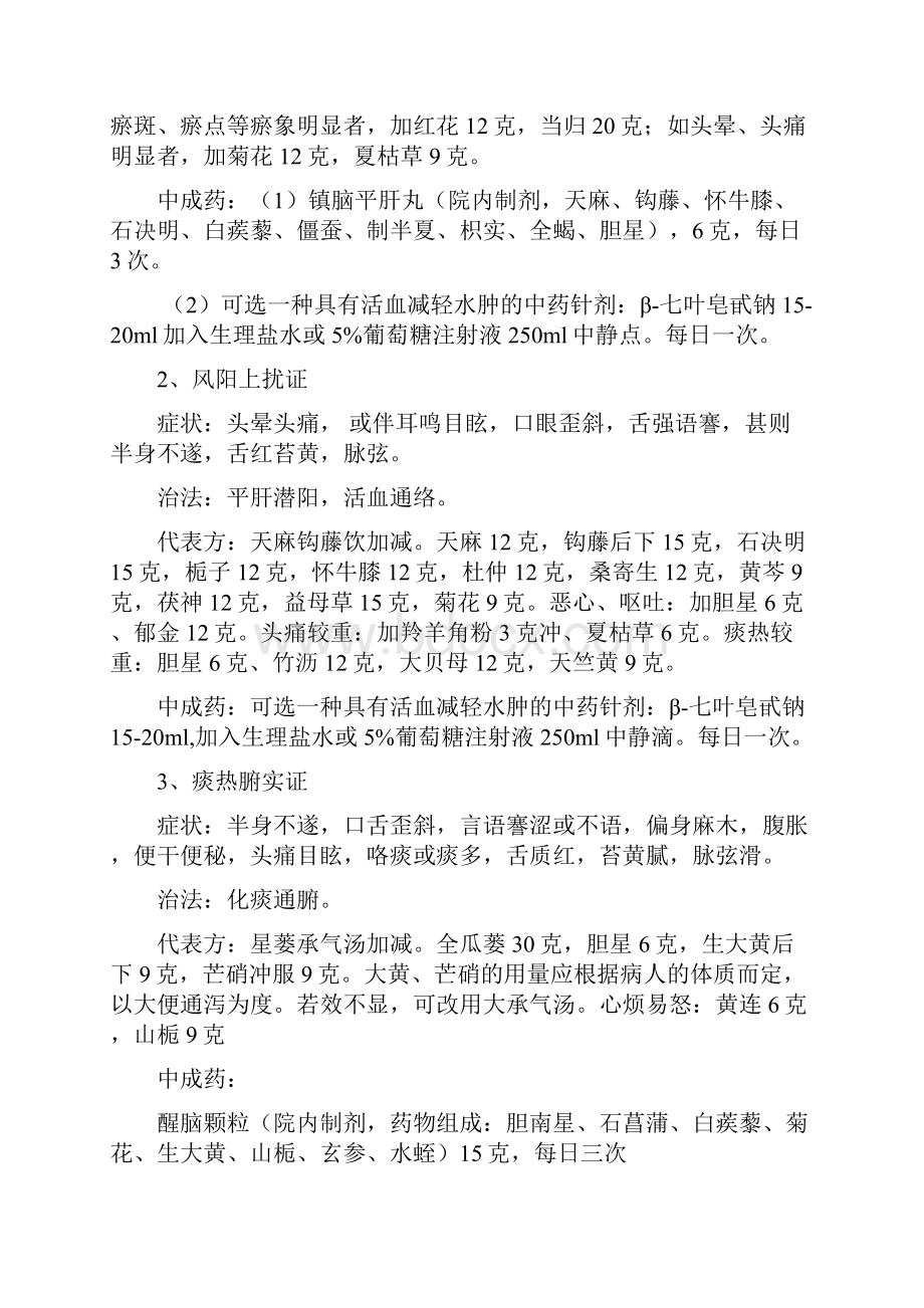 脑出血中医诊疗方案之欧阳德创编.docx_第2页