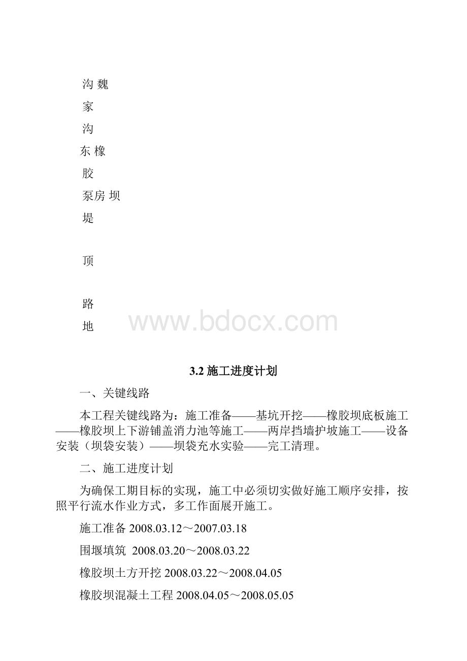 魏家沟橡胶坝施工管理报告解析.docx_第3页