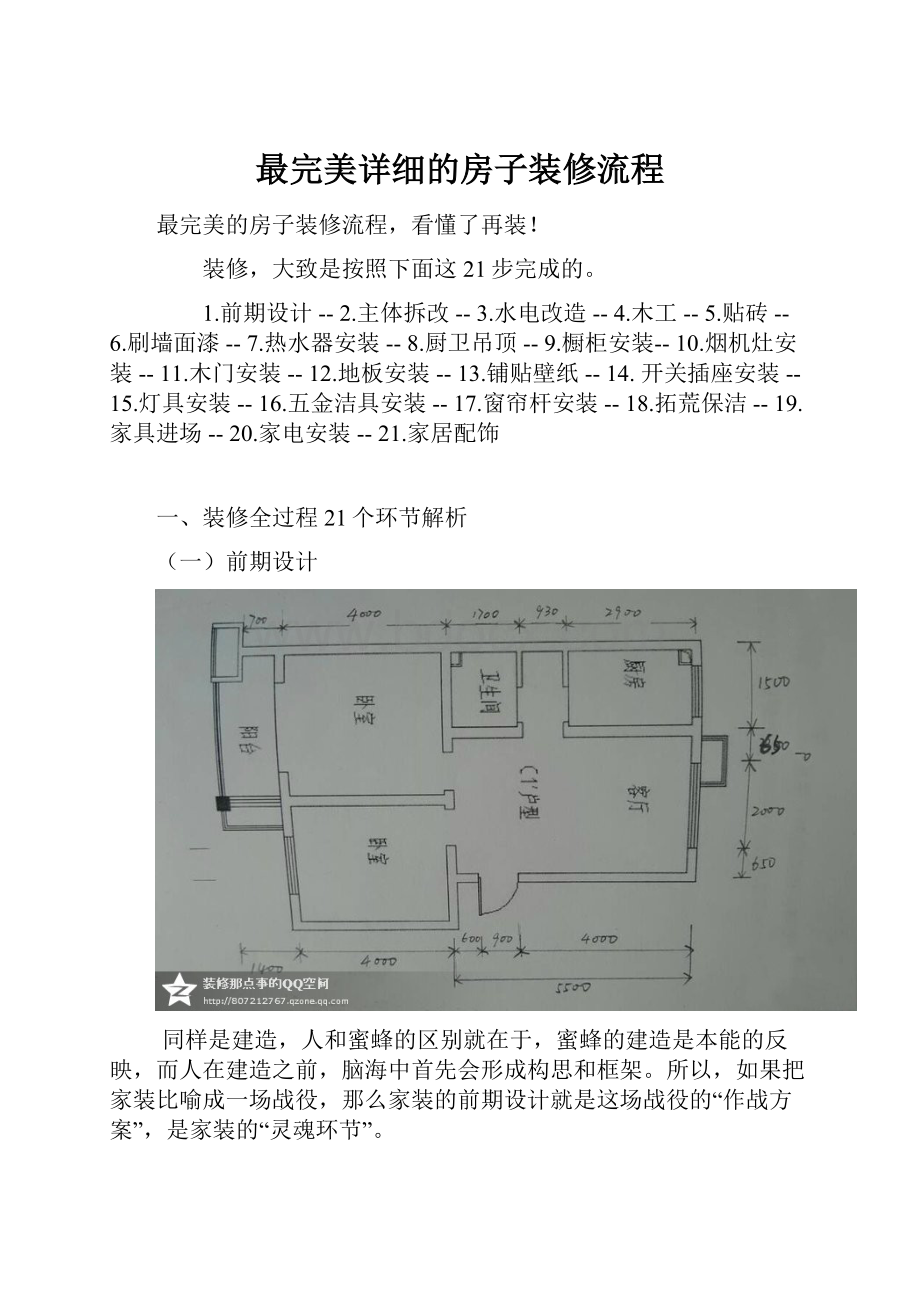 最完美详细的房子装修流程.docx_第1页