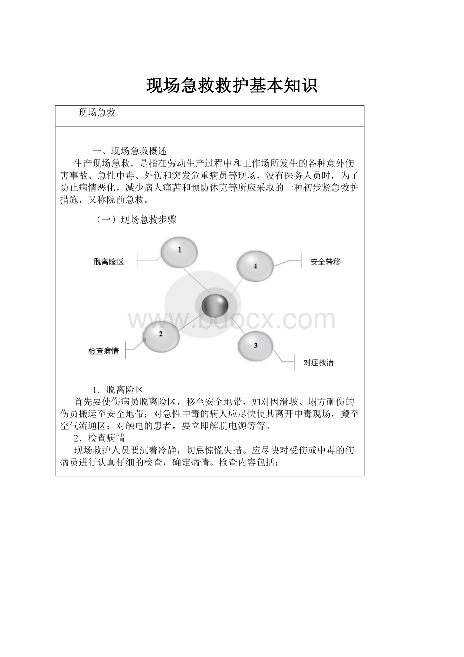 现场急救救护基本知识.docx