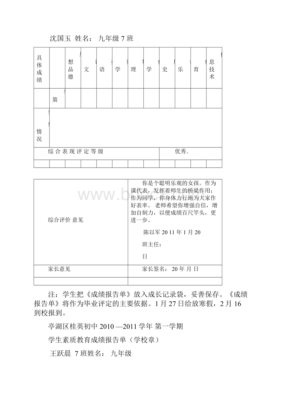 素质教育报告单.docx_第2页