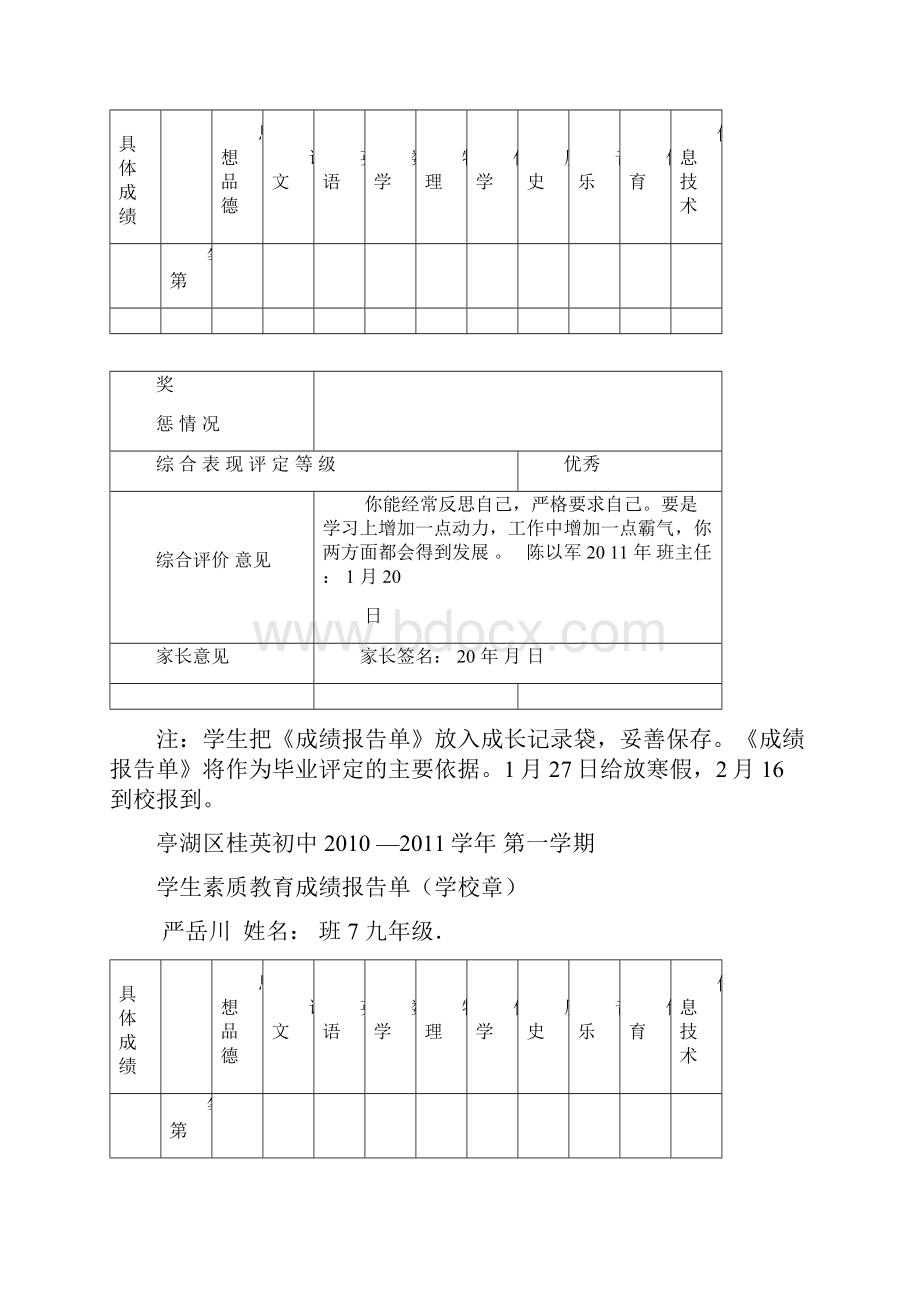 素质教育报告单.docx_第3页