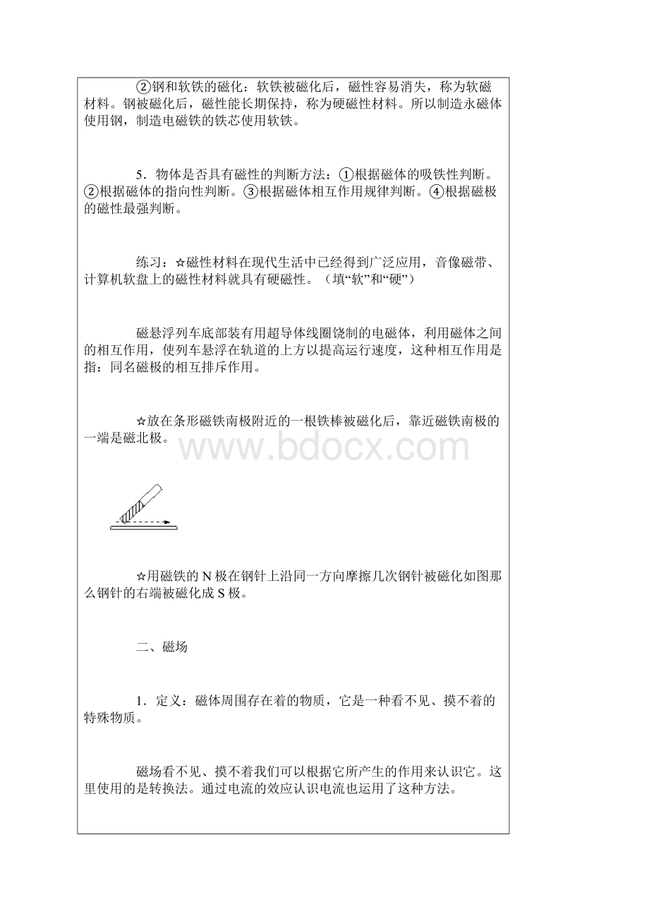 八年级物理电与磁复习.docx_第2页