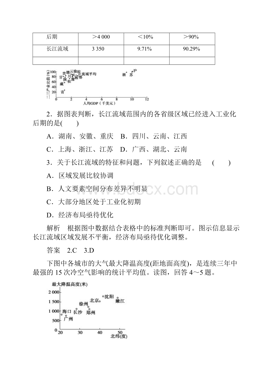 届高考中国地理复习试题.docx_第2页