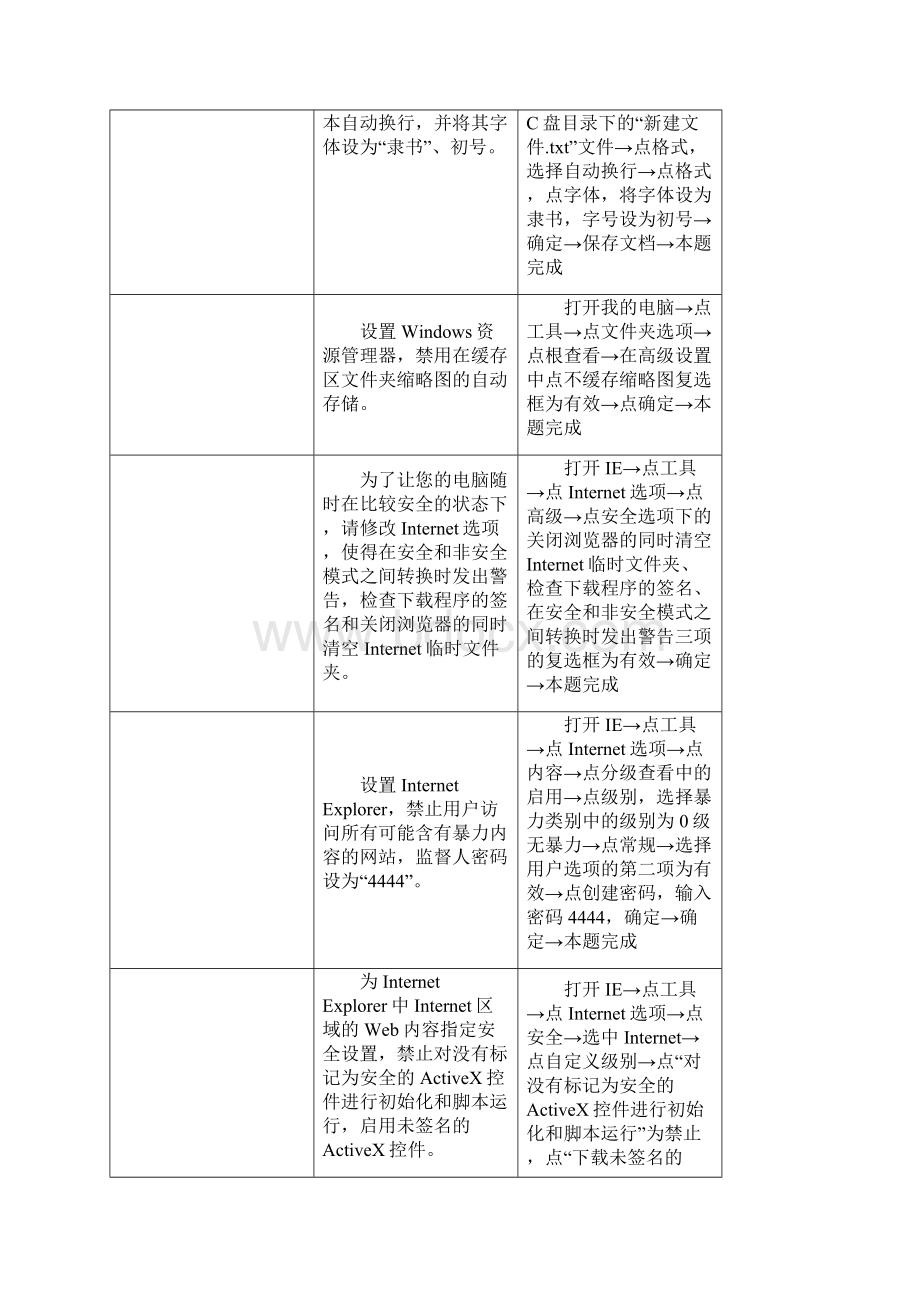 计算机应用基础自我测试操作步骤.docx_第2页